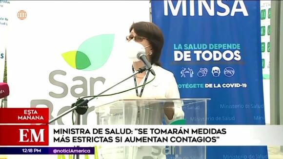 Ministra de Salud advierte que si las circunstancias lo ameritan se tendrán que “tomar medidas más estrictas”