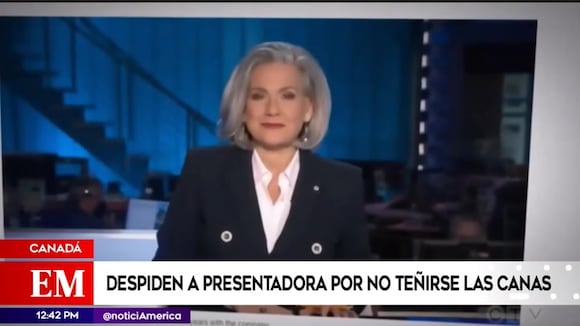 Periodista es despedida por negarse a teñirse las canas