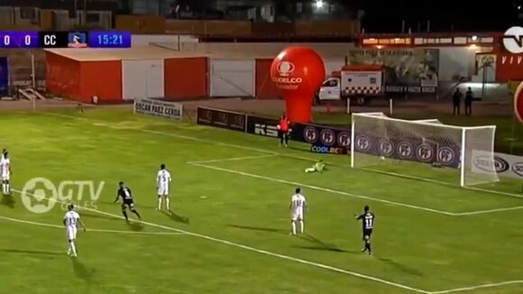 Iván Morales puso el 1-0 para Colo Colo en el primer tiempo | VIDEO: Twitter