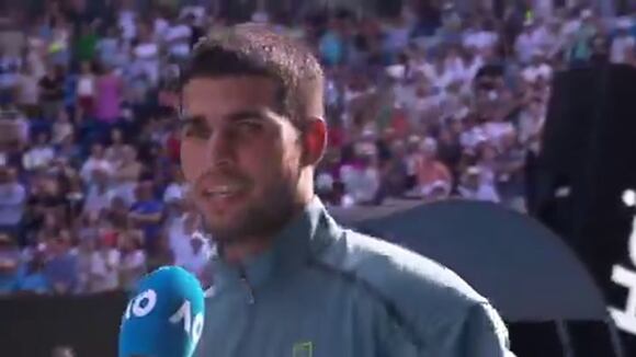 Djokovic vs Alcaraz: declaraciones del español en la previa | Video: AO