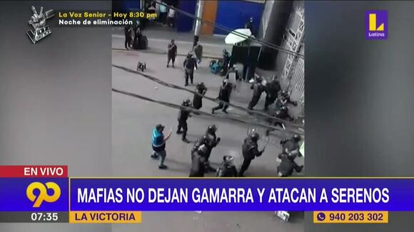 La Victoria: Ambulantes y serenos protagonizan enfrentamiento en Gamarra