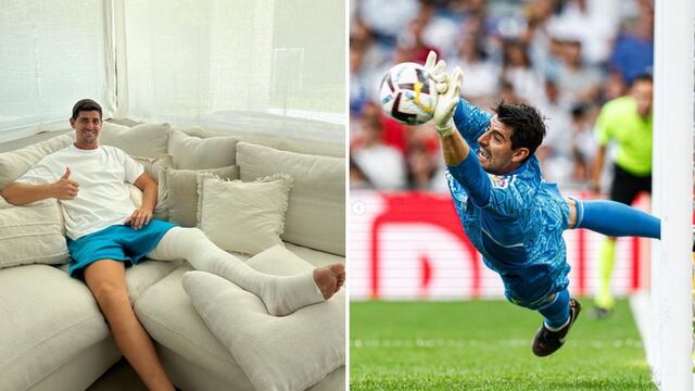 Courtois sufre lesión en la rodilla y estará ocho meses fuera de los campos de juego