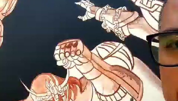 Jorge de Pegaso habla de impedimento de pintar mural en San Borja.