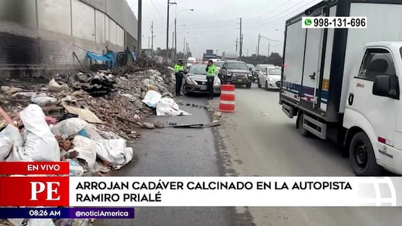 Dejan cadáver en la avenida Ramiro Prialé