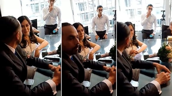 Mujer se arrepiente durante su boda y le pide “un tiempo” a su novio