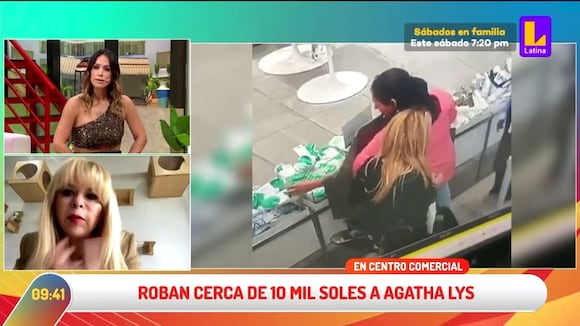 Agatha Lys sufre robo en centro comercial