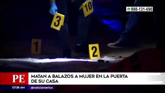 Matan a balazos a mujer en su casa