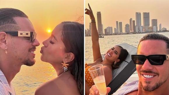 Melissa Paredes y Anthony Aranda disfrutan sus vacaciones en Colombia