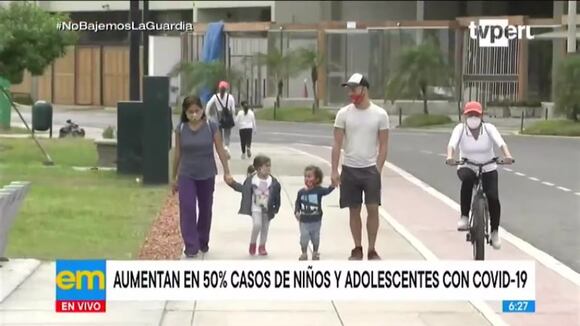 Incrementan en 50% los casos de niños y adolescentes con COVID-19