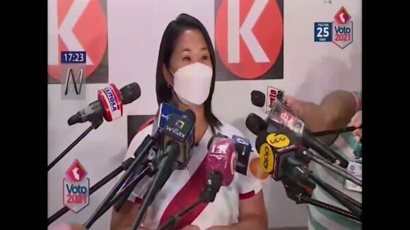 Keiko Fujimori: "Este miércoles daré a conocer temas del debate y metodología"