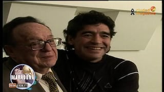 Mira el momento en el que Diego Armando Maradona conoció a su ídolo ‘Chespirito’