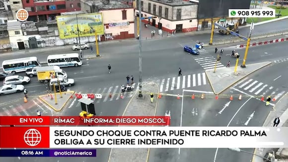 Rímac: Puente Ricardo Palma sufre nuevo daño