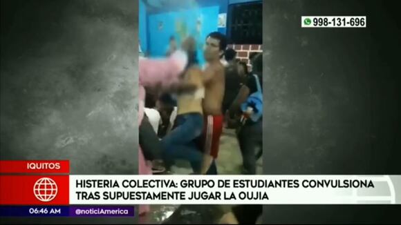 Iquitos: Adolescentes convulsionan tras supuestamente jugar la ouija