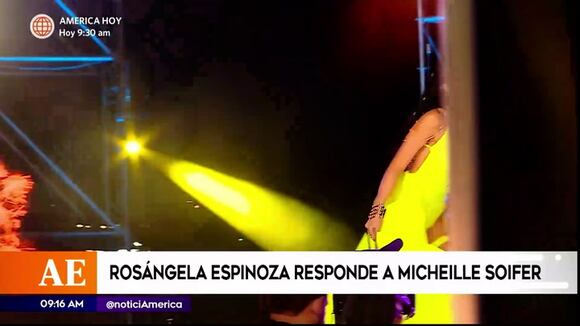Rosángela Espinoza responde a Micheille Soiffer