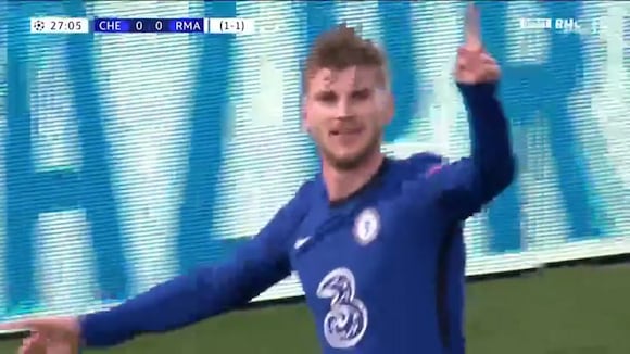 Chelsea 1-0 Real Madrid: gol de Timo Werner