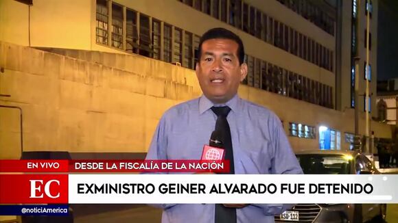 Capturan a exministro Geiner Alvarado