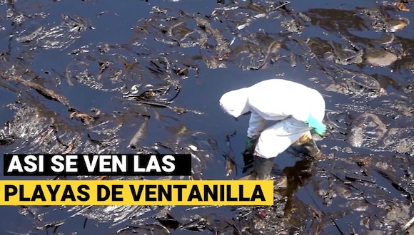"Así quedaron las playas de Ventanilla tras el derrame de petróleo de Repsol"