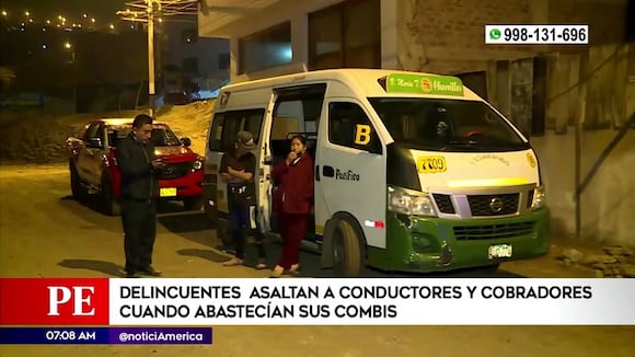 Asaltan a conductor y cobrador de combi