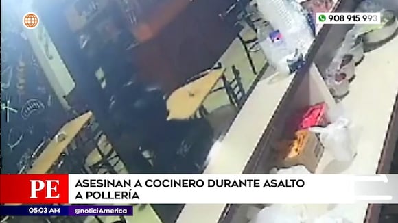Sicarios asesinan a cocinero de pollería en San Martín de Porres