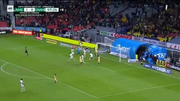 Gol De Mauro Laínez Para El 2-0 De América Vs. Pumas
