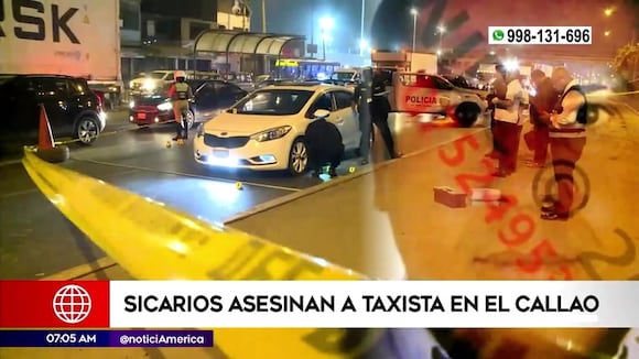 Sicarios asesinan a taxista en el Callao