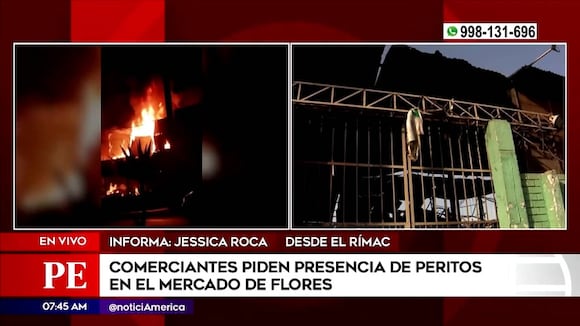 Rímac: Comerciantes de mercado de flores piden ayuda