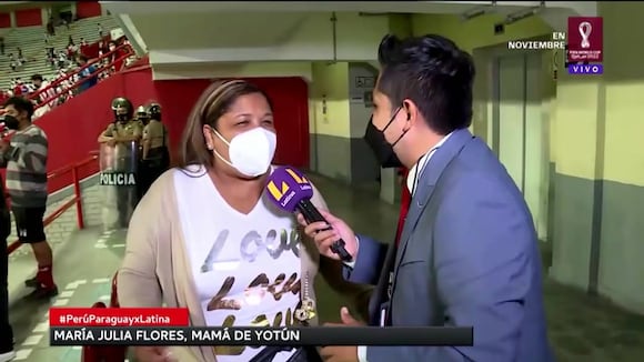 Declaraciones de mamá de Yotún