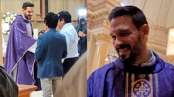 Sacerdote argentino de iglesia Señor de Luren, en Ica, se hace viral en TikTok