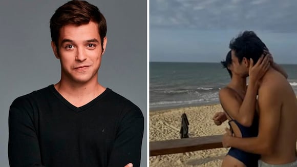 Franco Pennano, actor de ‘AFHS’, se luce junto a su novia en la playa