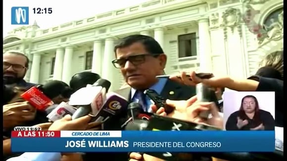 Declaraciones de José Williams