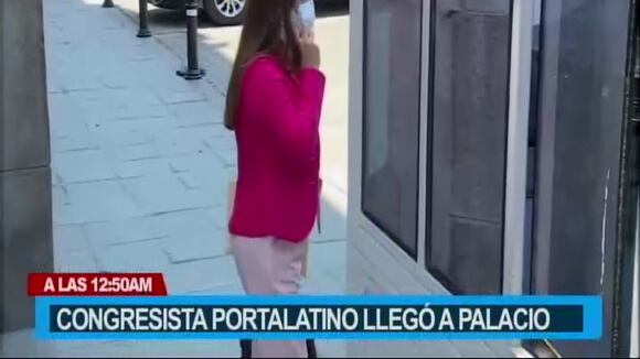 Declaraciones de la congresista Kelly Portalatino