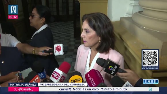 Declaraciones de la primera vicepresidenta del Congreso, Patricia Juárez