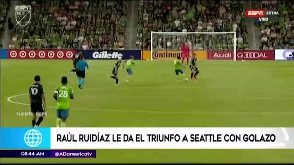 Raúl Ruidíaz le brinda el triunfo a Seattle con un golazo