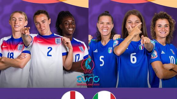 Inglaterra vs. Italia por las semifinales de la Eurocopa Femenina de la UEFA 2025
