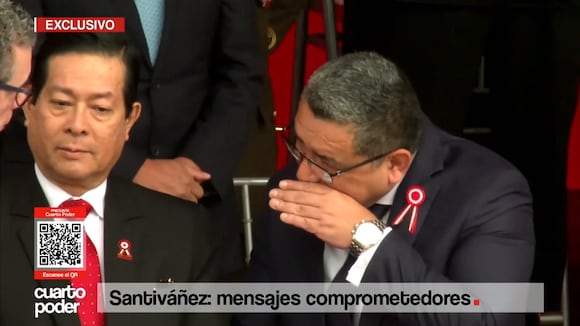 Santiváñez: mensajes comprometedores
