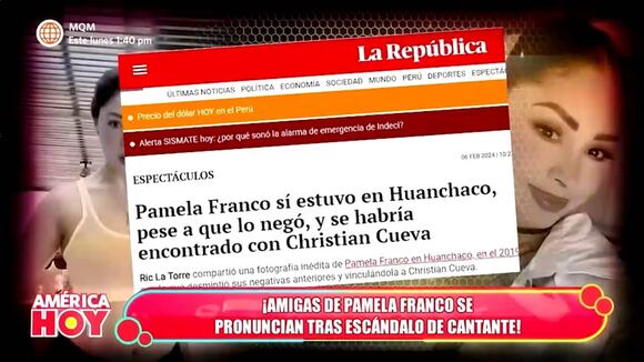 Amigas de Pamela Franco se pronuncian