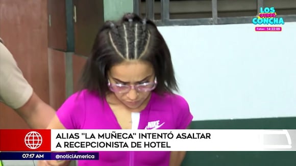 Mujer intentó asaltar en hostal