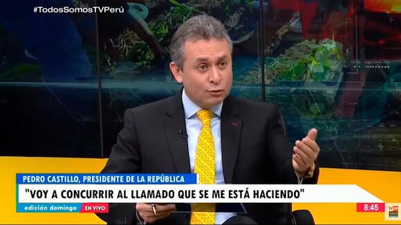Pedro Castillo sobre los medios de comunicación