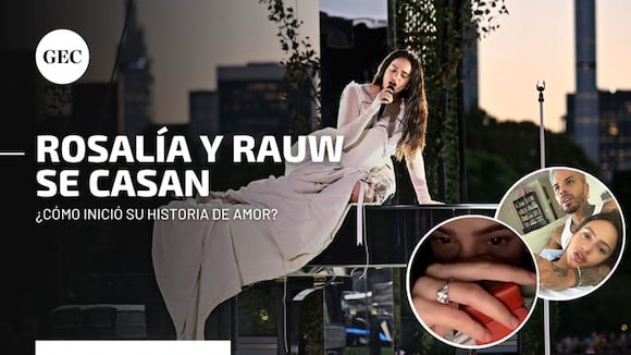Rosalía y Rauw Alejandro anuncian que se casan: la historia de amor detrás de su álbum colaborativo “RЯ”