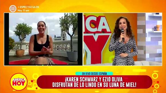 Karen Schwarz revela que no tuvo luna de miel