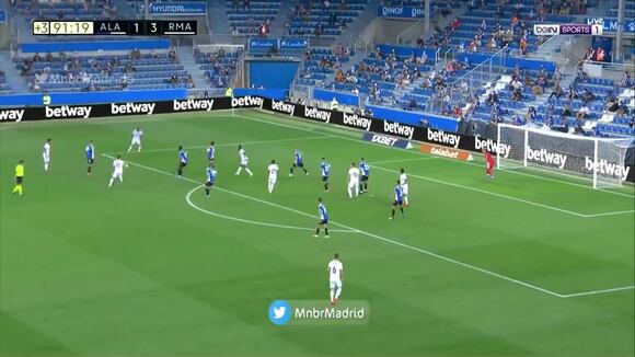 Vinicius Jr. anotó el cuarto gol del Real Madrid vs. Alavés. (Video: BeinSports)