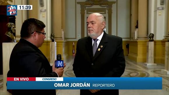 Declaraciones del congresista Jorge Montoya