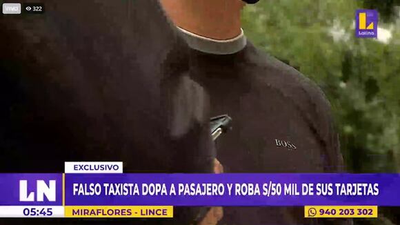 Miraflores: Falso taxista pepea a pasajero