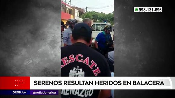 Sereno queda herido tras feroz balacera