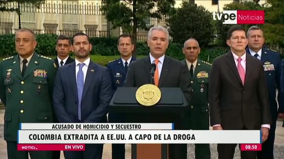 Colombia extradita a Estados Unidos a narcotraficante Otoniel