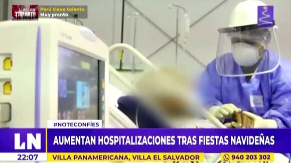 Aumento de hospitalizaciones en Villa Panamericana
