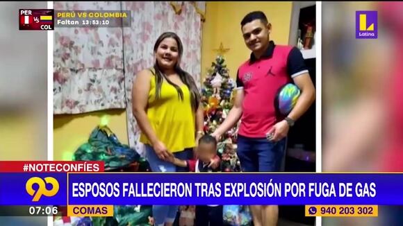 Pareja de esposos fallece tras explosión por fuga de gas