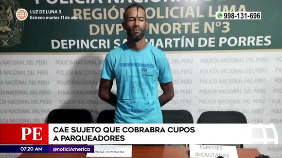 Cae sujeto acusado de cobrar cupos a parqueadores