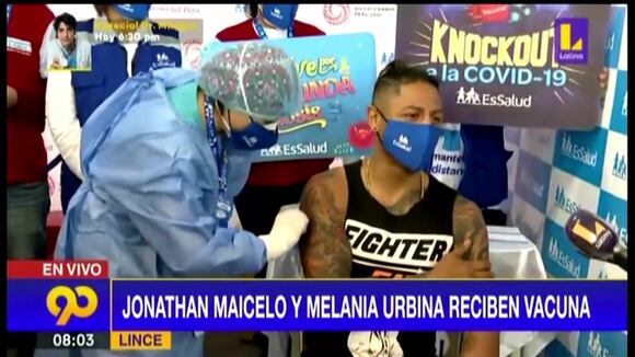Jonathan Maicelo y Melania Urbina piden a las personas que se sumen a la Vacunatón