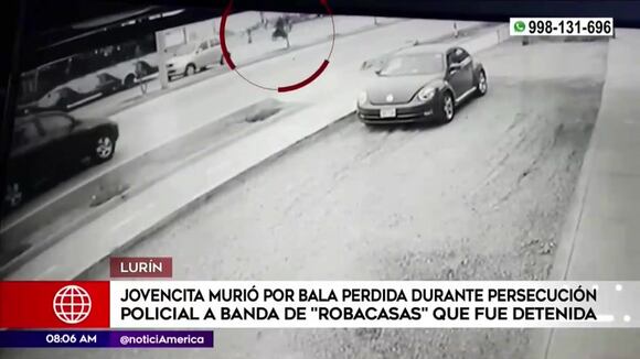 Lurín: Mujer perdió la vida por bala perdida durante persecución policial